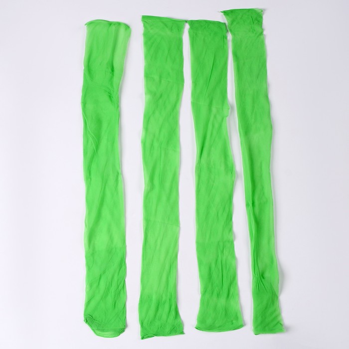 Капрон для кукол и цветов, набор 4 шт, размер 1 шт 45*6 см, цвет зеленый
