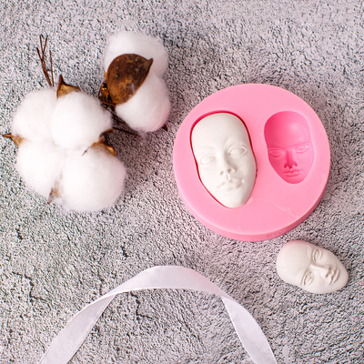 Молд силиконовый «Лица»