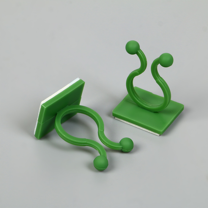 Крепления для вьющихся растений, самоклеящиеся, d=15 мм, цвет МИКС, Greengo