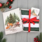 Набор махровых полотенец Этель «Лесные жители» 30×30 см - 5 шт., 100% хл, 340 г/м² - Фото 1