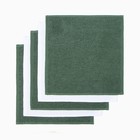 Набор махровых полотенец Этель «Лесные жители» 30×30 см - 5 шт., 100% хл, 340 г/м² - Фото 3