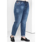 Брюки джинсовые женские, размер 52 - Фото 3