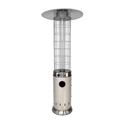 Обогреватель газовый, уличный, 81×45×211 см, нержавеющая сталь, Aesto A-07T