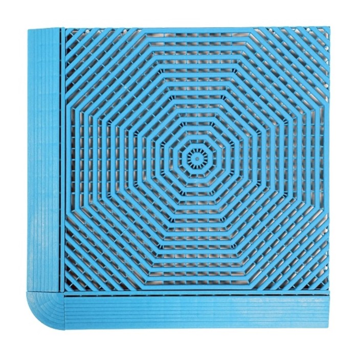 Бордюр для садовой дорожки HELEX, 40 × 40 × 1,8 см, голубой - фото 1909378232
