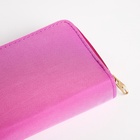 Кошелёк женский на молниях 19.5×4×9.5 см, однотонный, сиреневый - Фото 3