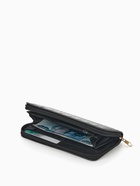 Кошелёк женский на молнии, 19.5×2.5×10 см, с текстурой, чёрный - Фото 3