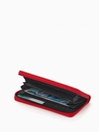 Кошелёк женский на молнии, 19.5×2.5×10 см, с текстурой, красный - Фото 3