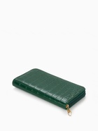 Кошелёк женский на молнии, 19.5×2.5×10 см, с текстурой, зелёный - Фото 6