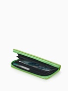 Кошелёк женский на молнии, 19.5×2.5×10 см, с текстурой, салатовый - Фото 3