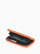 Кошелёк женский на молнии, 19.5×2.5×10 см, с текстурой, оранжевый - Фото 3