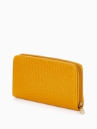 Кошелёк женский на молнии, 19.5×2.5×10 см, с текстурой, жёлтый - Фото 7