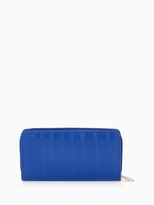 Кошелёк женский на молнии, 19.5×2.5×10 см, с текстурой, синий - Фото 4