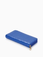 Кошелёк женский на молнии, 19.5×2.5×10 см, с текстурой, синий - Фото 6