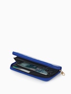 Кошелёк женский на молнии, 19.5×2.5×10 см, с текстурой, синий - Фото 3