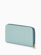 Кошелёк женский на молнии, 19.5×2.5×10 см, с текстурой, голубой - Фото 7