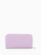 Кошелёк женский на молнии, 19.5×2.5×10 см, с текстурой, сиреневый - Фото 4