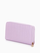 Кошелёк женский на молнии, 19.5×2.5×10 см, с текстурой, сиреневый - Фото 7