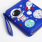 Кошелёк детский на молнии, цвет синий - Фото 3