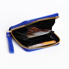 Кошелёк детский на молнии, синий - Фото 4