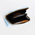 Кошелёк детский «Динозаврик», на молнии, голубой - Фото 4