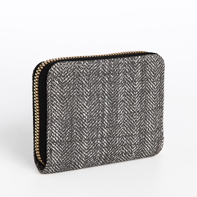 Кошелёк на молнии «Сердечко», чёрный