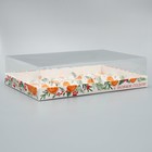 Коробка для для мусовых пирожных «С Новым годом», 27 х17.8 х 6.5 см - фото 11529039