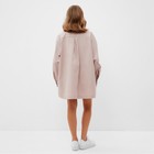 Комплект женский (рубашка, шорты) MINAKU: Oversize цвет серо-розовый, р-р 46 - Фото 5