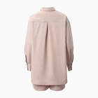 Комплект женский (рубашка, шорты) MINAKU: Oversize цвет серо-розовый, р-р 46 - Фото 10