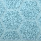 Полотенце махровое «Сота», размер 50x90 см, цвет голубое - фото 301043211