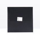 Пакет крафт с квадратным дном, 20 Х 20 Х 20 см Черный - Фото 2