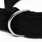 Ошейник четырехслойный, 64×4 см, ОШ 50-58 см, полиэстер, чёрный - Фото 5