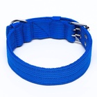 Ошейник четырехслойный, 64×4 см, ОШ 50-58 см, полиэстер, синий - Фото 3