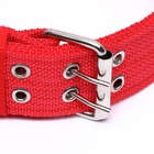 Ошейник четырехслойный с вертлюгом, 65×4 см, ОШ 54-60 см, полиэстер, красный - Фото 4