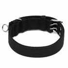 Ошейник четырехслойный, 65×4 см, ОШ 54-60 с, с вертлюгом, полиэстер, чёрный - Фото 3