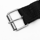 Ошейник двухслойный с вертлюгом, 58×3 см, полиэстер, черный - Фото 8