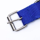 Ошейник двухслойный с вертлюгом, 58 х 3 см, полиэстер, синий - Фото 8