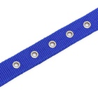 Ошейник двухслойный с вертлюгом, 58 х 3 см, полиэстер, синий - Фото 9