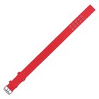 Ошейник четырехслойный светоотражающий с вертлюгом, 65×4 см, красный - Фото 6