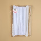 Резинка ажурная бельевая, 8 мм, 10±0.5 м, белая - Фото 3