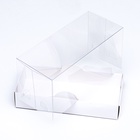 Кондитерская упаковка под рулет белая, 18×8×9 см - Фото 5