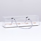 Кондитерская упаковка для кексов, белая, 29.5×7.8×7.8 см - Фото 2