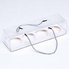 Кондитерская упаковка для кексов, белая, 29.5×7.8×7.8 см - Фото 3