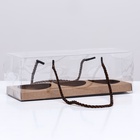 Кондитерская упаковка для кексов, крафт 22.5×7.8×7.8 см - Фото 2