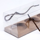 Кондитерская упаковка для кексов, крафт 22.5×7.8×7.8 см - Фото 4