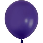 Шар латексный 10", пастель, 100 шт., фиолетовый - фото 320508555