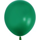 Шар латексный 10", пастель, 100 шт., тёмно-зелёный - фото 3247852