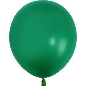 Шар латексный 10", пастель, 100 шт., тёмно-зелёный