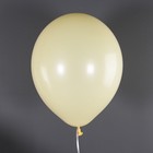 Шар латексный 12", макарунс, 100 шт., светло-жёлтый - фото 23190976