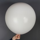 Шар латексный 36", пастель, 1 шт., белый - фото 23191125