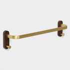 Держатель для полотенец Stölz Hölzern Premiere, 50 см, ореховое дерево, алюминий, коричневый - Фото 3